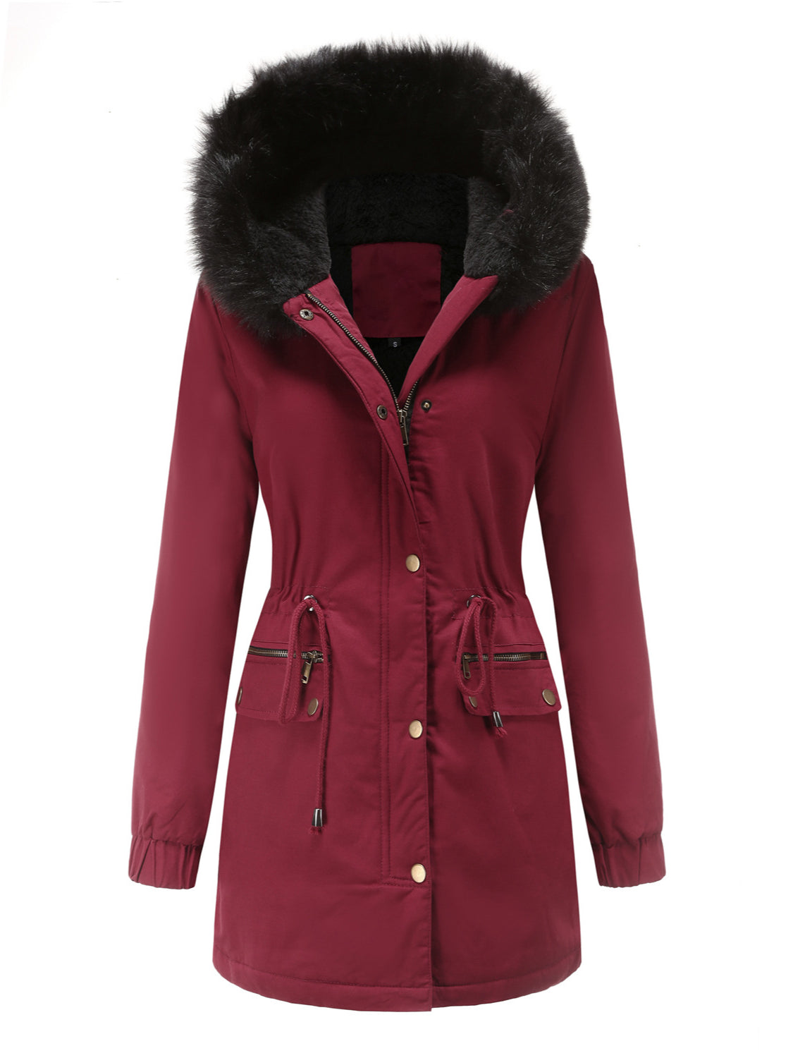 Fur Hooded Winter Jacket