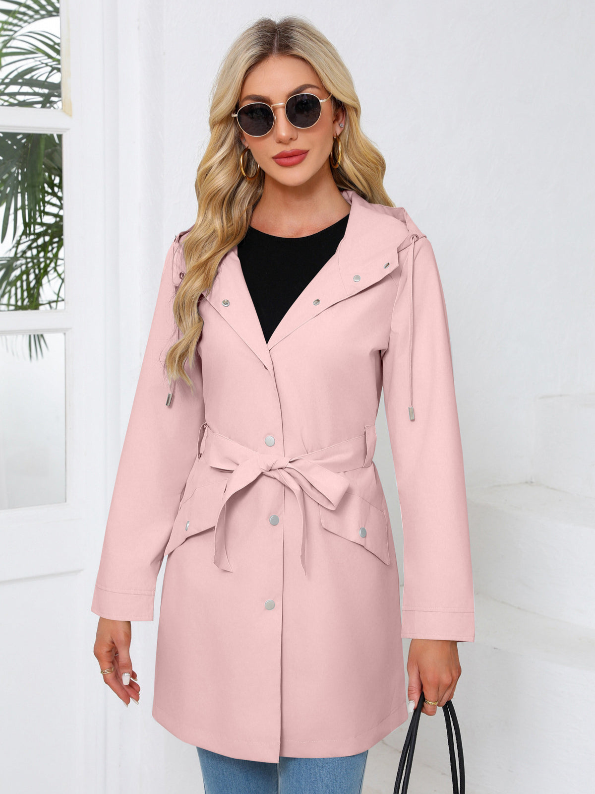 Urban Style Hooded Trench Coat