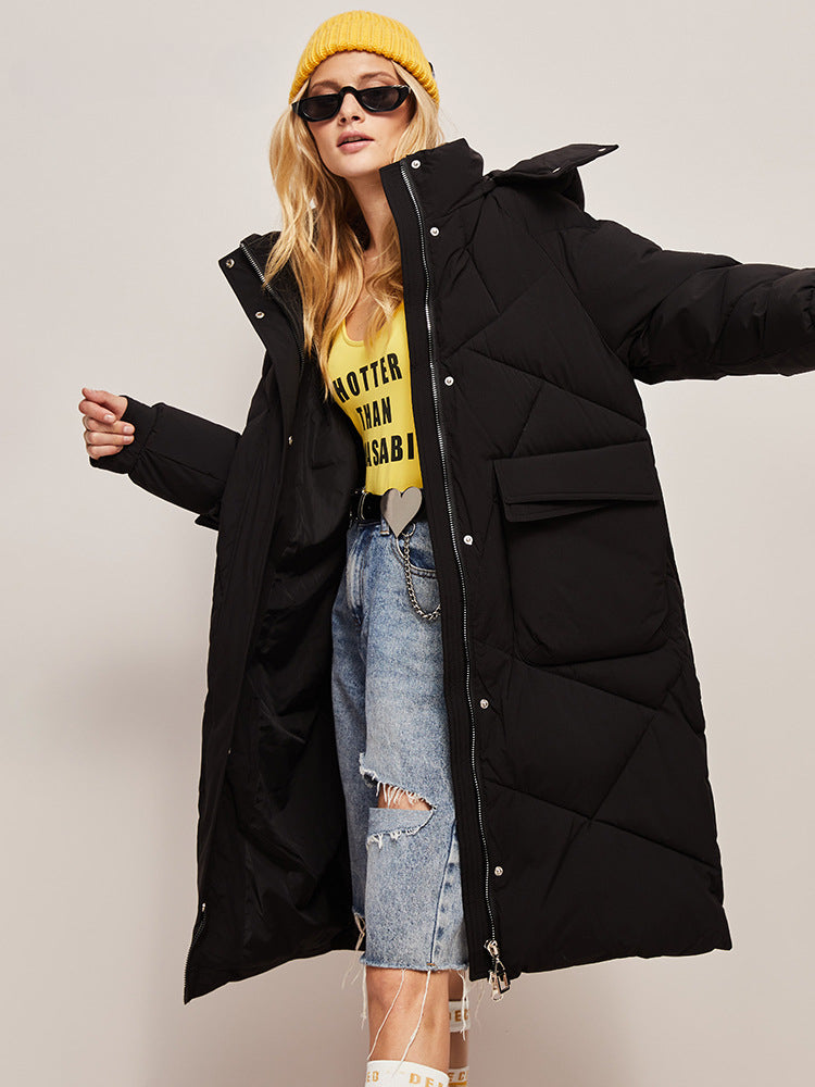 Trendy Stylish Long Puffer Coat