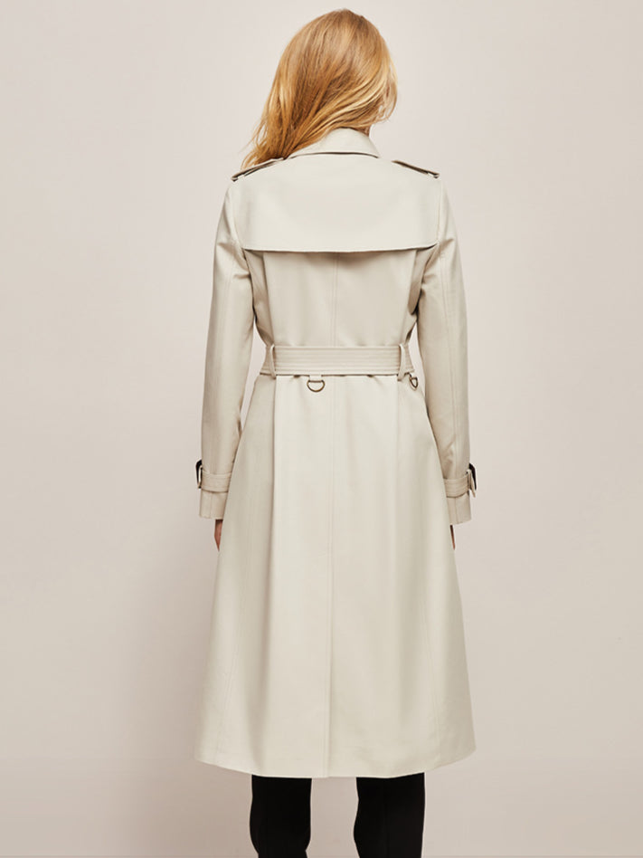 Elegant Classic Long Trench Coat