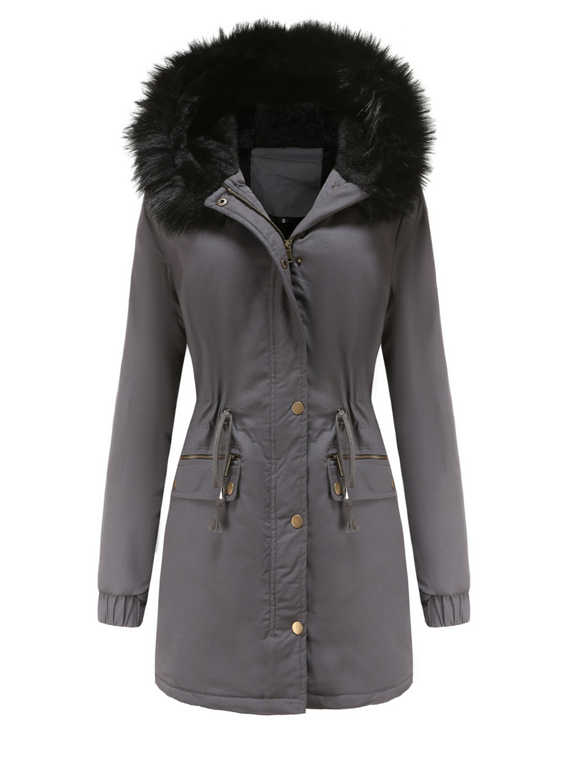 Fur Hooded Winter Jacket