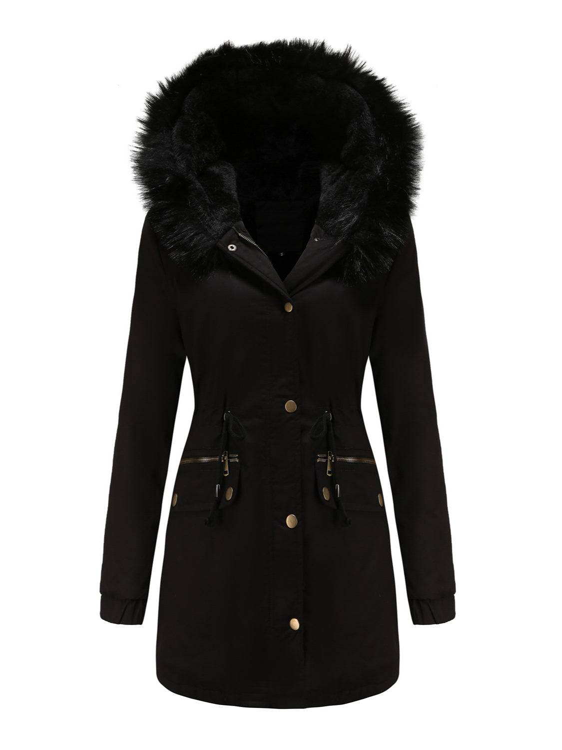 Fur Hooded Winter Jacket