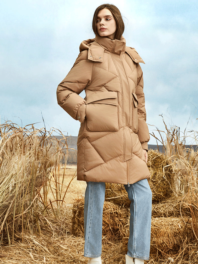 Trendy Stylish Long Puffer Coat