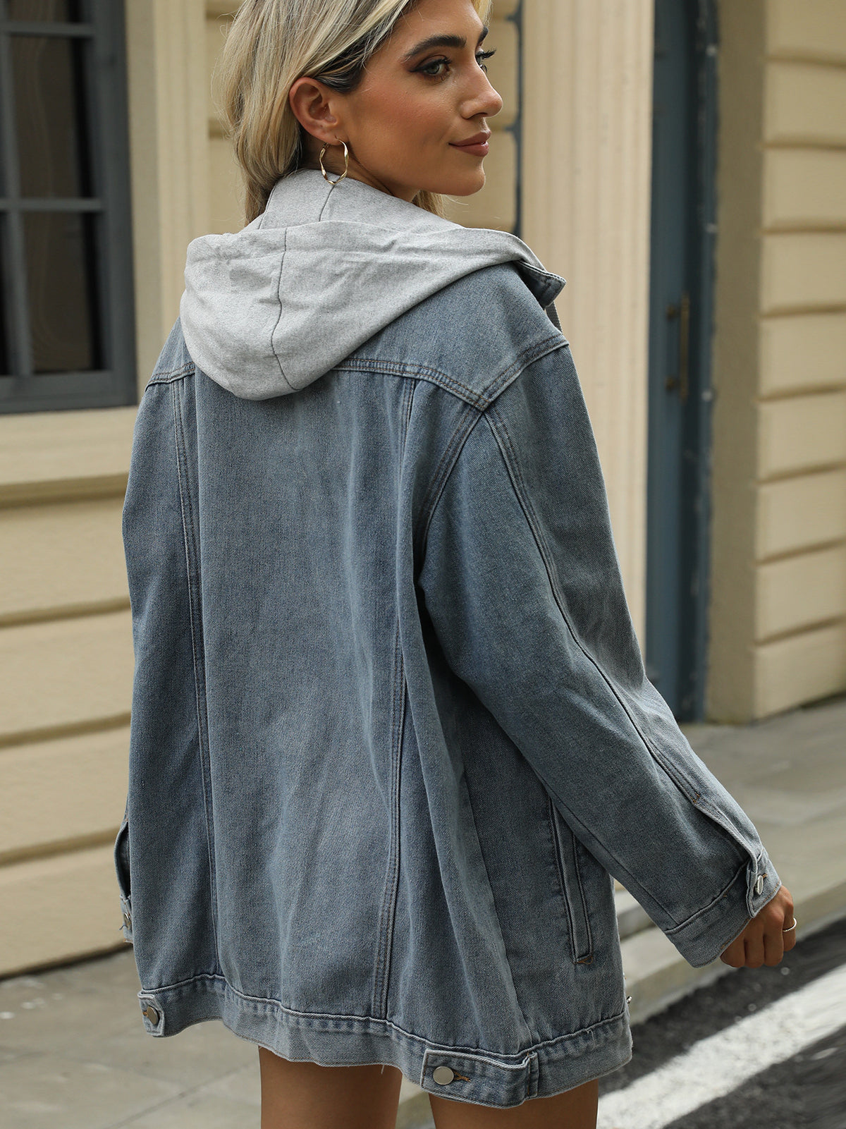 Street Style Oversized Denim Jacket