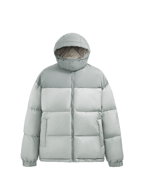 Isolierte Pufferjacke mit Kapuze