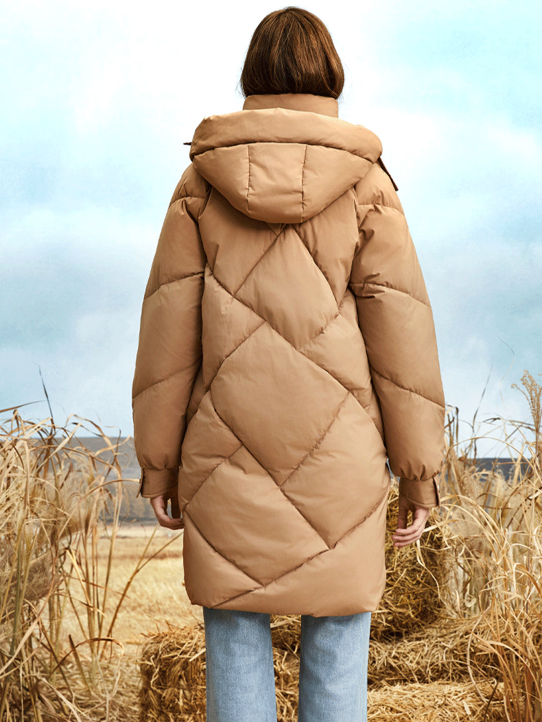 Trendy Stylish Long Puffer Coat