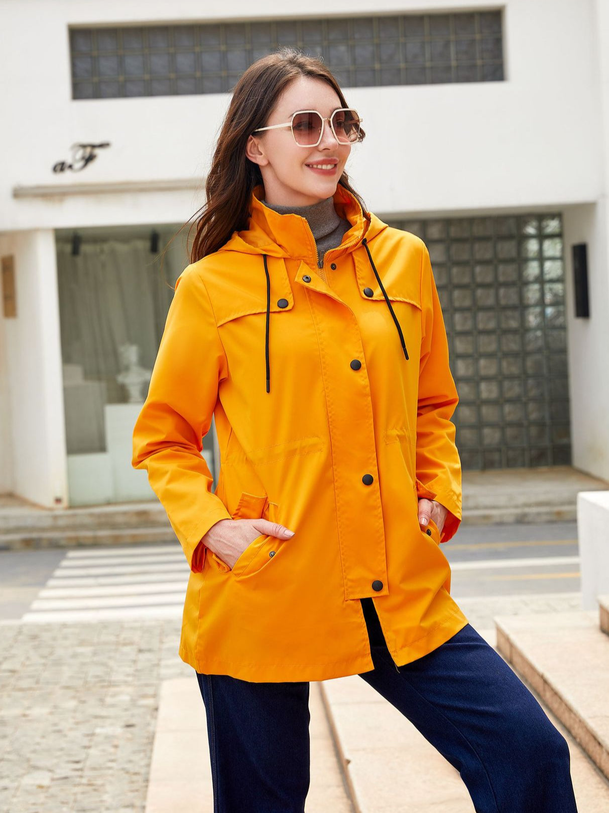 Stylish Elegant Hooded Jacket