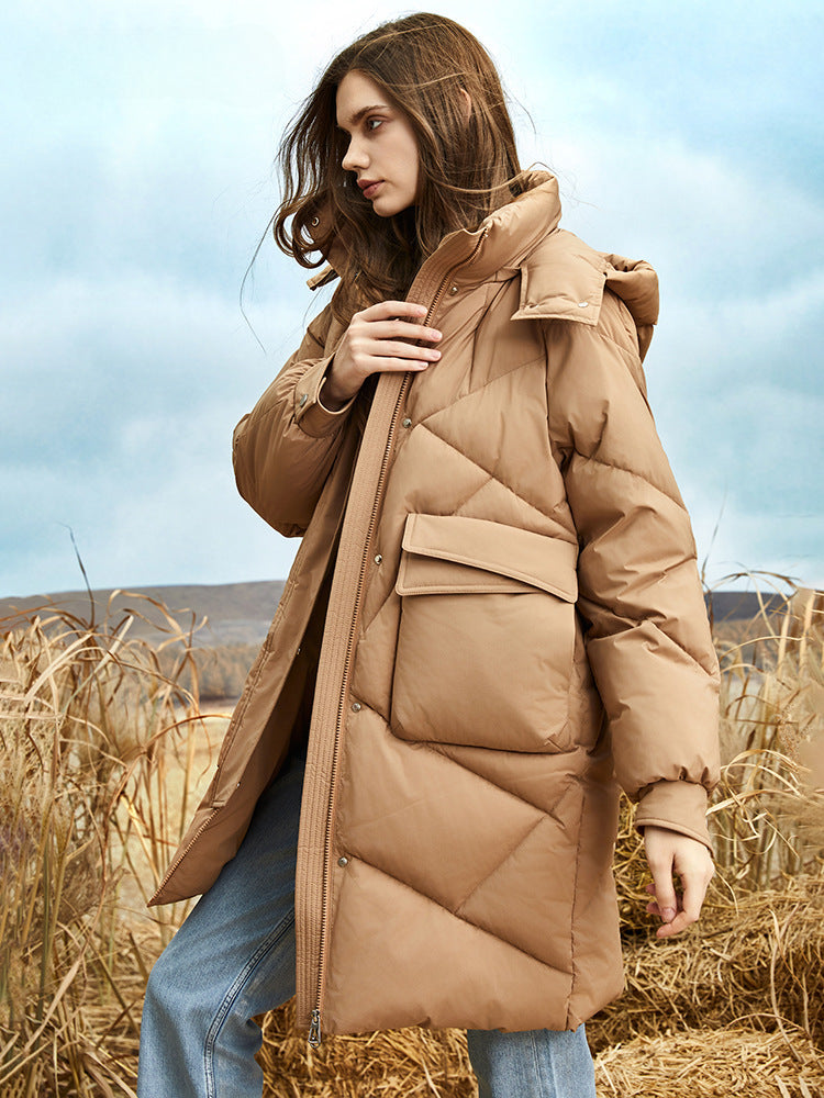 Trendy Stylish Long Puffer Coat