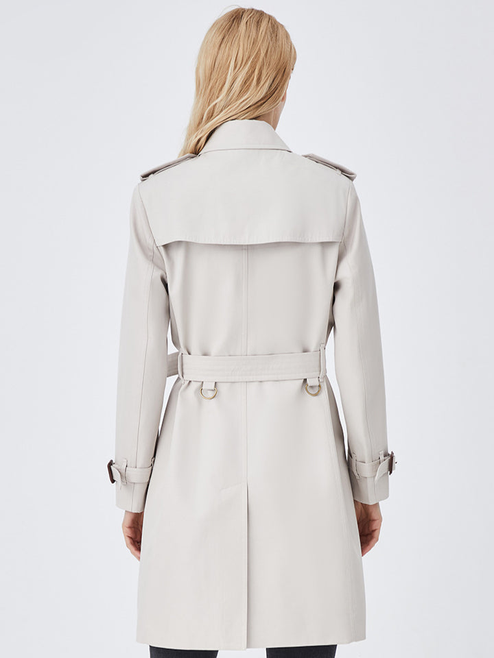 Timeless Elegance Classic Belted Trench Coat