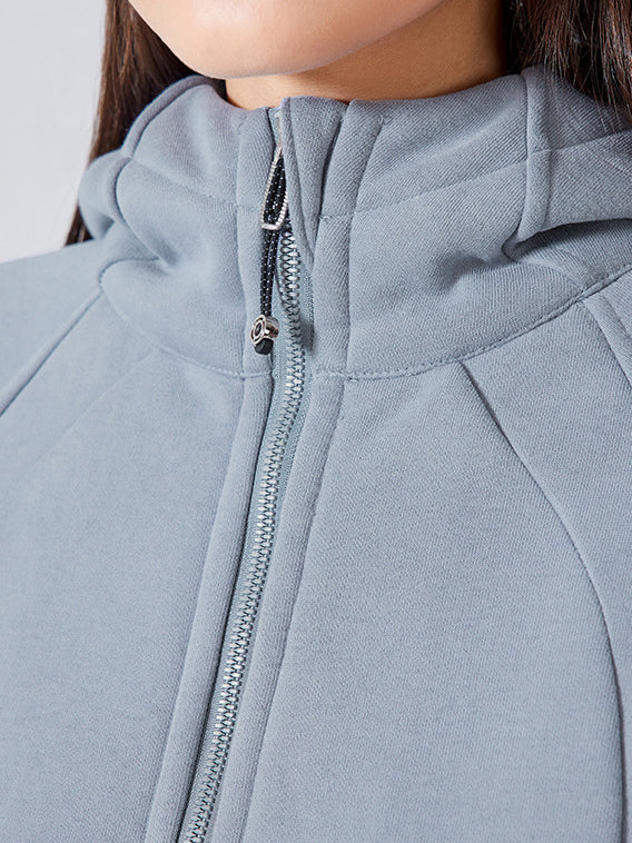 Active Wear Zip Up Hoodie