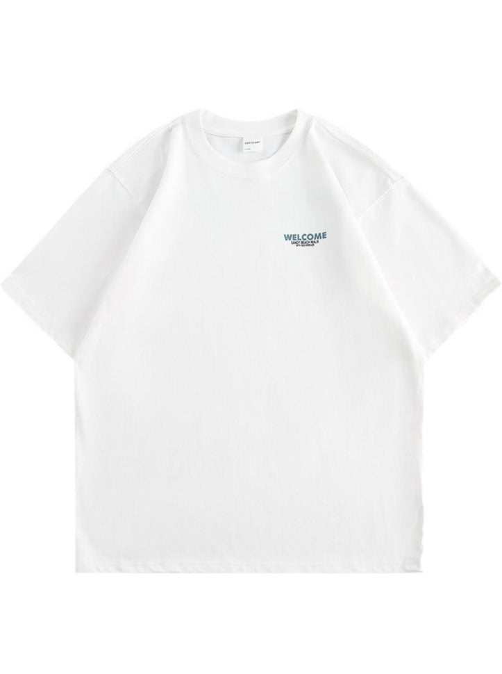 Trendy Brand West Coast – Lockeres Hemd mit halblangen Ärmeln 