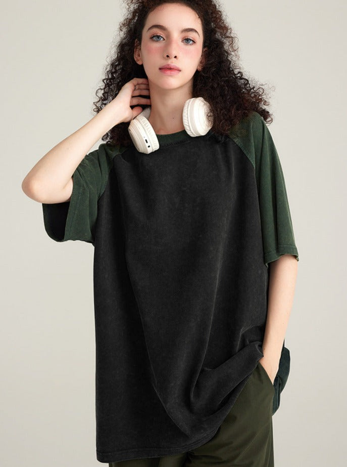 Loose Black Basic Solid Color Casual Shirt
