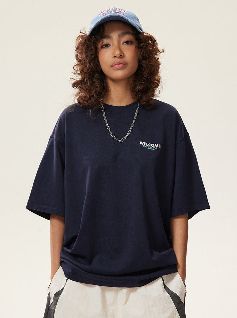 Trendy Brand West Coast Half Sleeve Loose Shirt