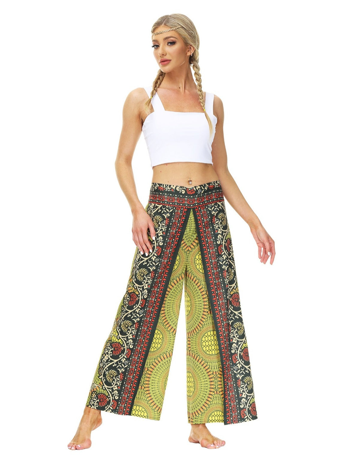 Fashionable Digital Printed Loose Pants