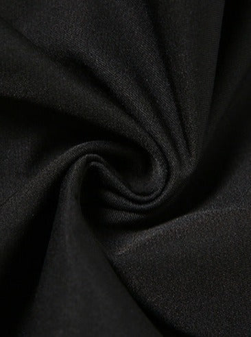 Elegant Black Baggy Sweatpants
