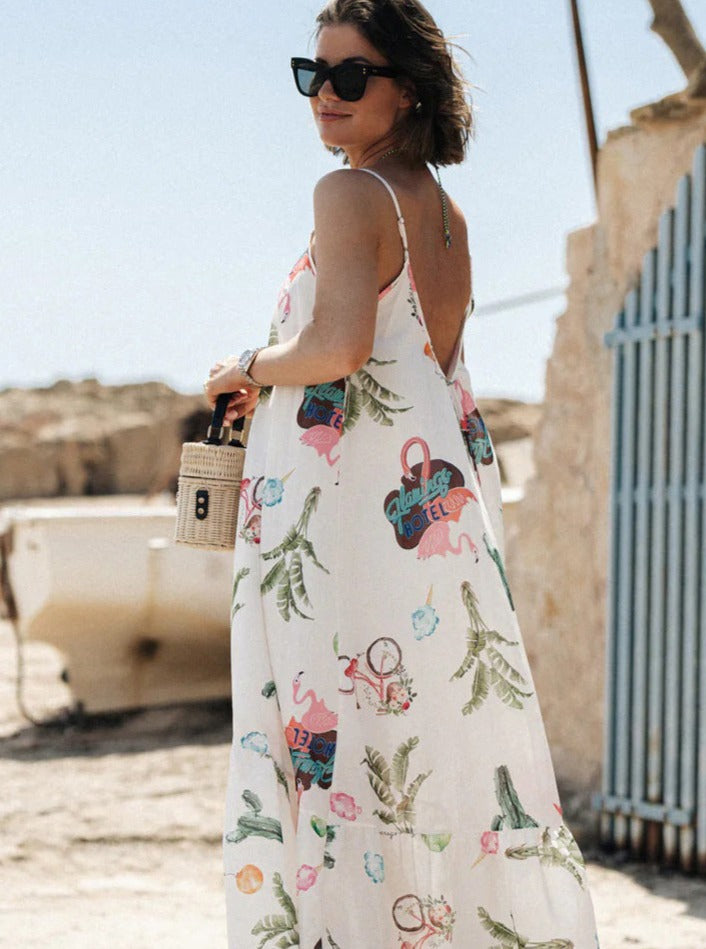 Casual Loose Printed Sundress