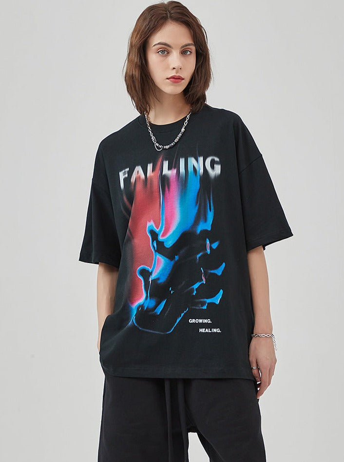 Falling Aesthetic Y2K Print Dreamcore Unisex T-Shirt
