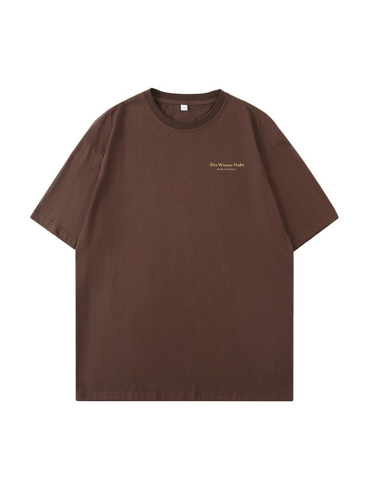 Lässiges Oversize-Shirt mit minimalistischer Stickerei 