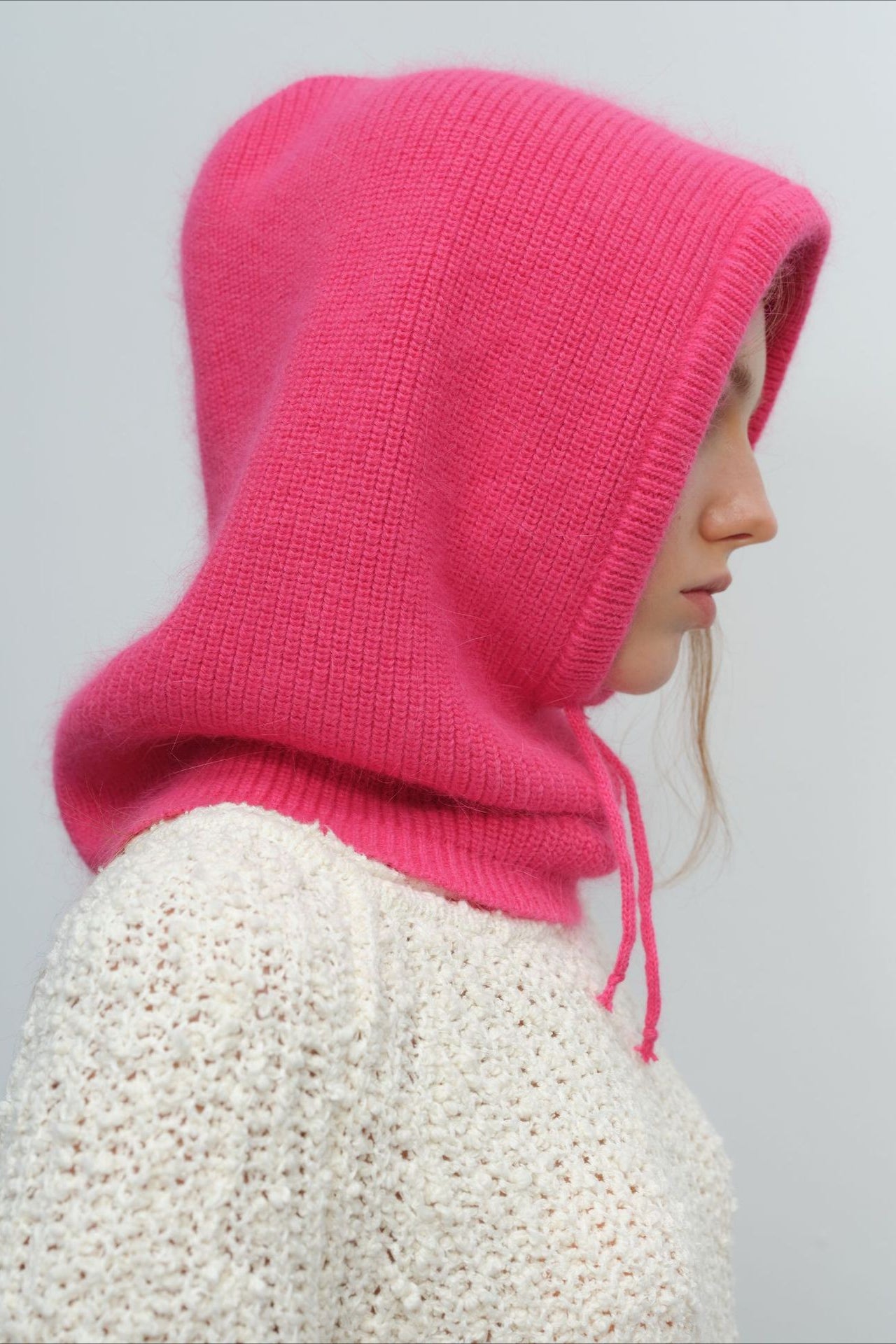 Women's Warm Knit Hood Scarf