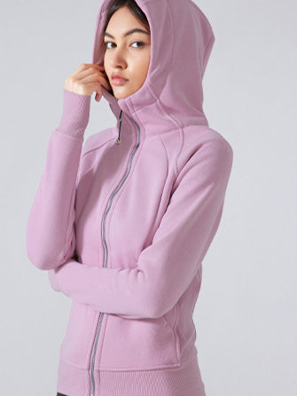 Active Wear Zip Up Hoodie