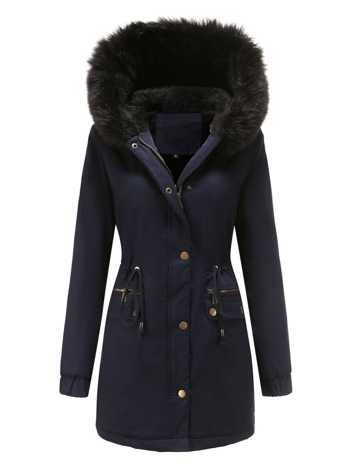 Fur Hooded Winter Jacket