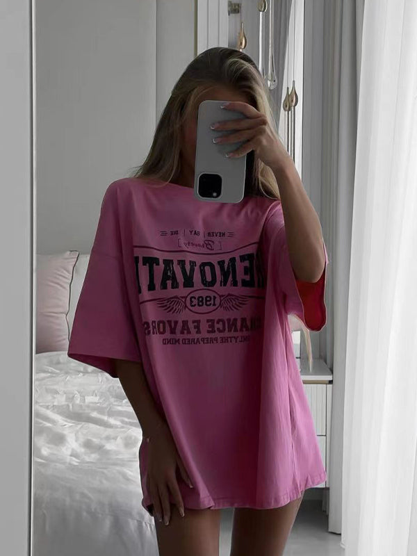 Pink Renovate Oversized T-Shirt