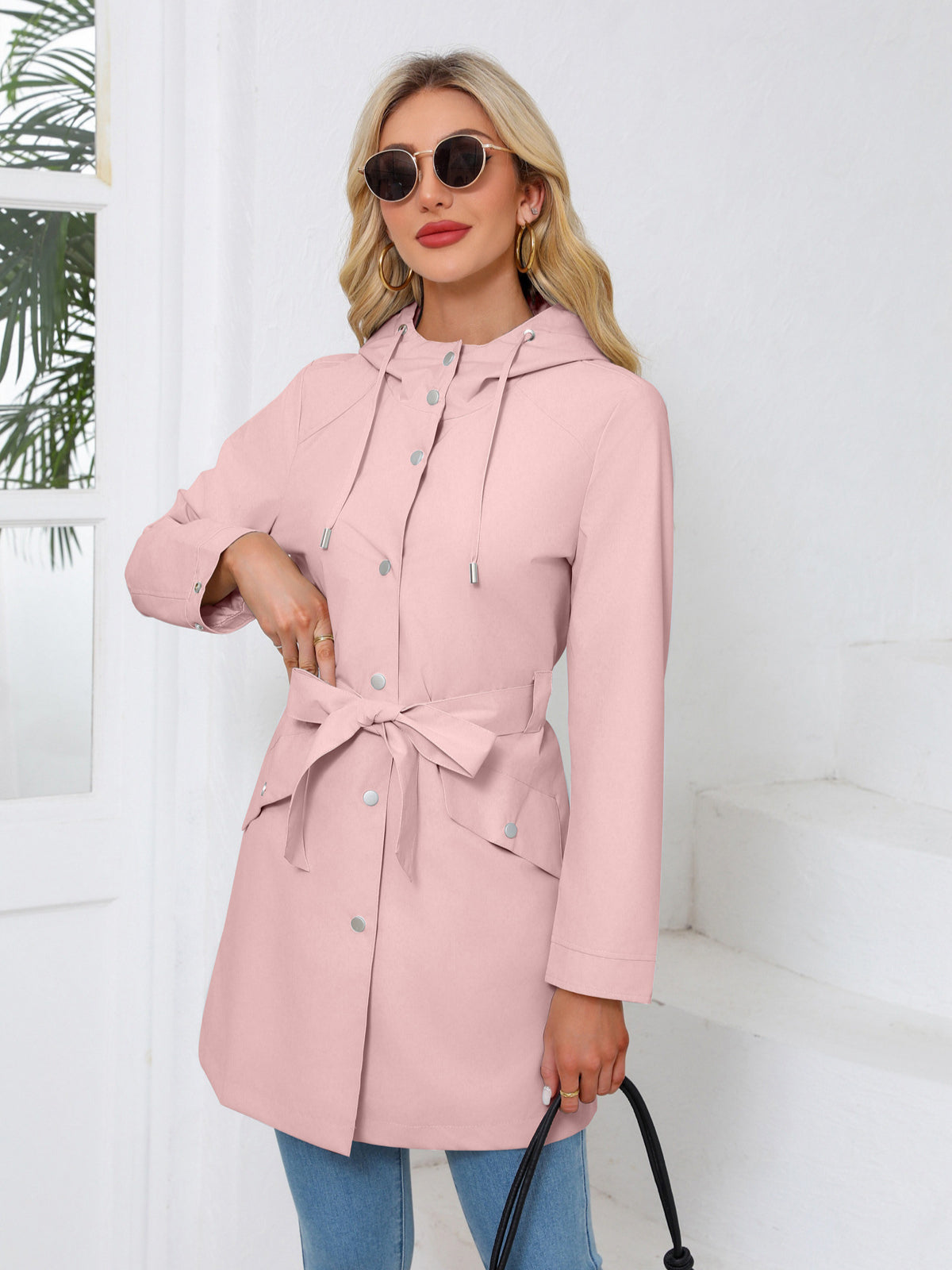 Urban Style Hooded Trench Coat