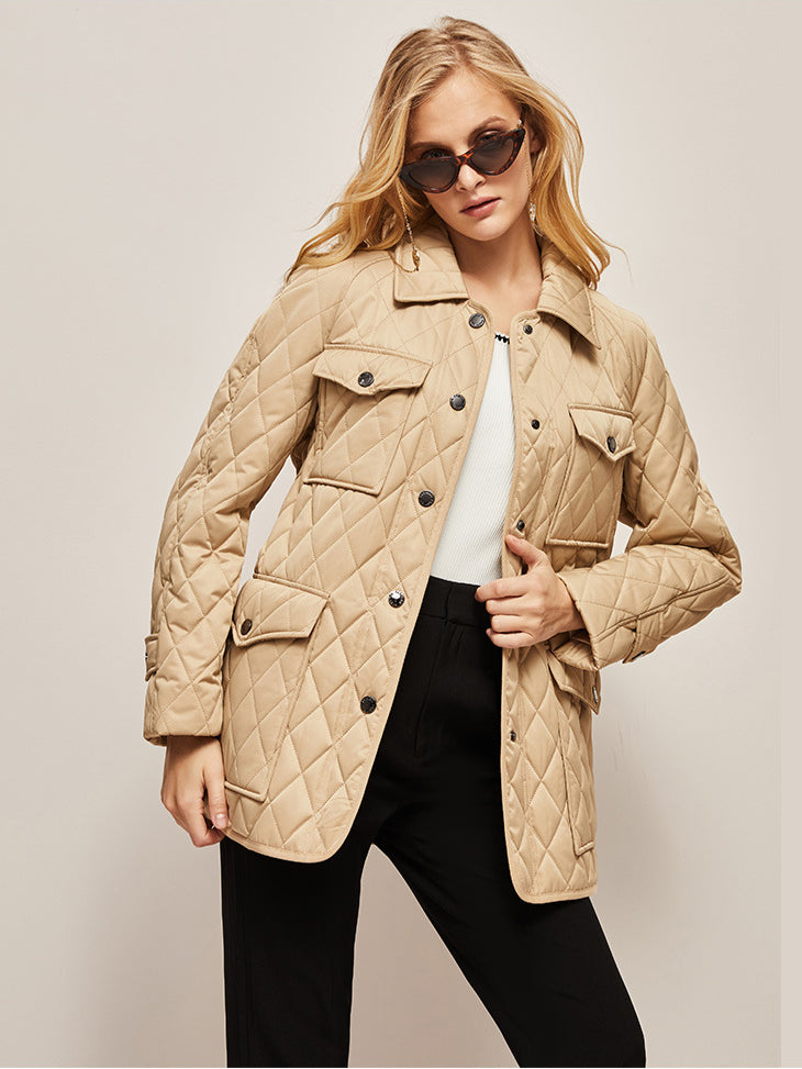 Stylish Autumn Quilted Jacket