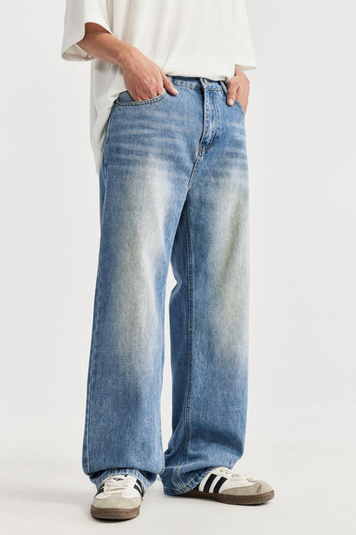 Relaxed Fit Wijde Denim Jeans