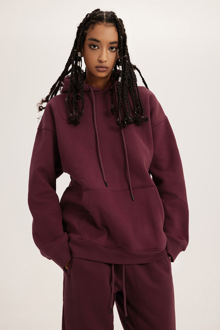 Damen Hoodie Oversize Kapuzenpullover Sweatshirt Modisch Lang Komfort