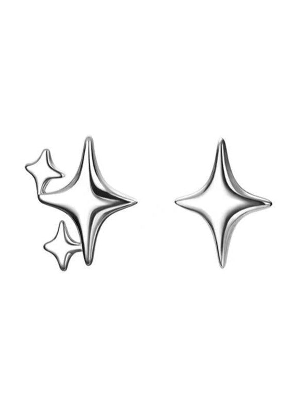 Star Stud Earrings Pinchbox silver 